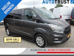 Ford Transit Custom - 2.0 TDCI 170PK L2H1 Dubbel cabine Airco Automaat 2 x Schuifdeur Limited