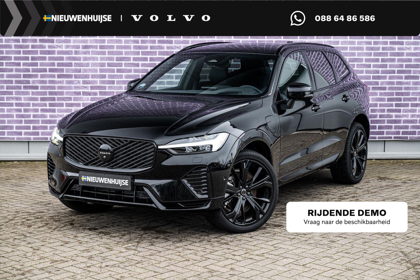 Volvo XC60 - 2.0 T6 Plug-in Hybrid AWD Ultra Black Edition | PHEV | Facelift | Trekhaak | Harman Kardon - AutoWereld.nl