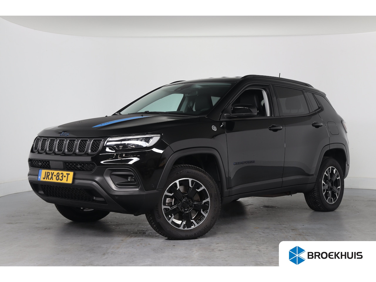 Jeep Compass - 4xe 240 Plug-in Hybrid Electric Trailhawk | LED | Memory | Leder | Cruise Adaptive | Keyle - AutoWereld.nl