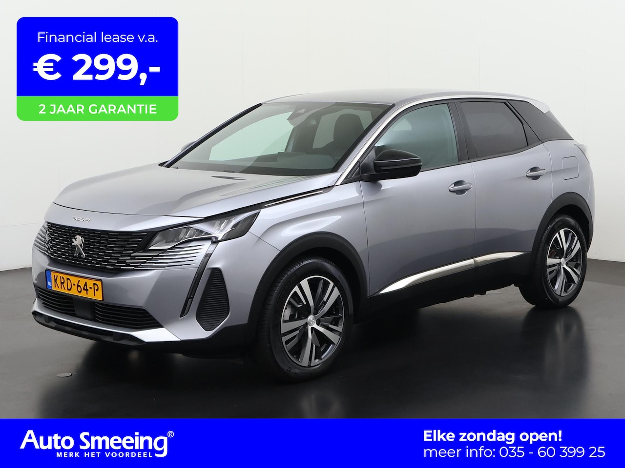 Peugeot 3008 - 1.6 HYbrid 180 Allure Pack | Camera | Navigatie | Apple Carplay | Zondag Open! - AutoWereld.nl