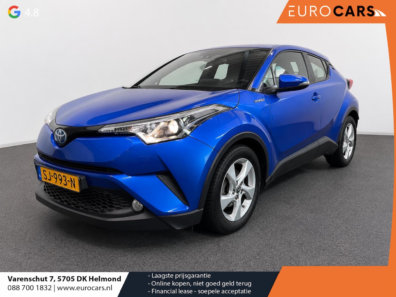 Toyota C-HR - 1.8 Hybrid Active Trekhaak Camera Lane Assist Navigatie Cruise Control Parkeersensoren Cl - AutoWereld.nl