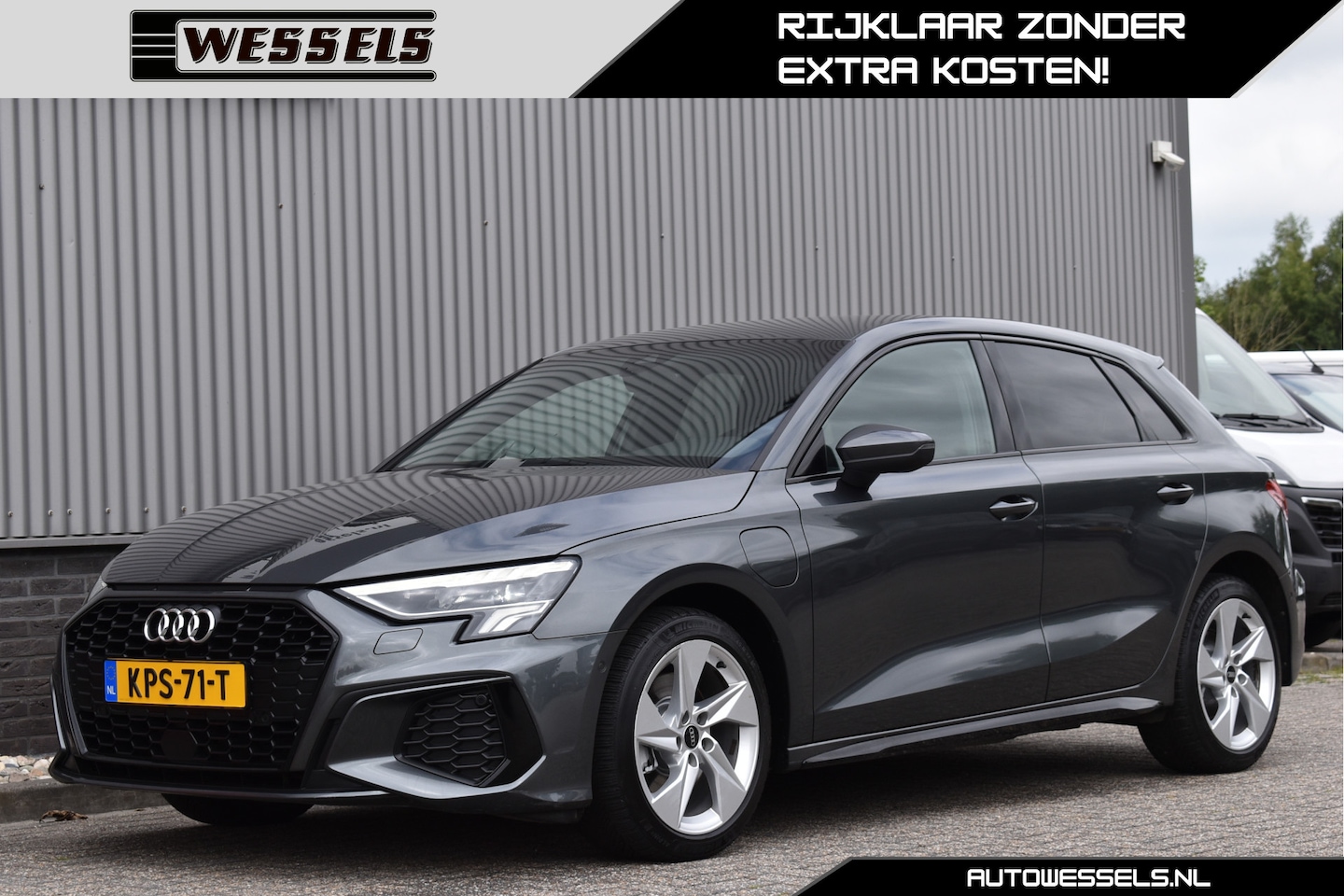 Audi A3 Sportback - 40 TFSI e PHEV S-line Virtual cockpit, Leder, Adaptive cruise, Daytona Grey, LED, Stoelver - AutoWereld.nl