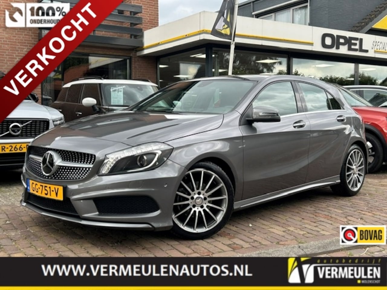 Mercedes-Benz A-klasse - A 180 122PK AMG Line Ambition Automaat + 17"/ Navi/ Clima/ Cruise/ Xenon/ Panorama/ NL aut - AutoWereld.nl