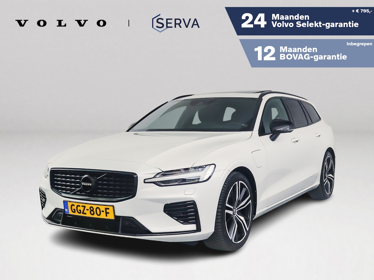 Volvo V60 - T6 Plug-in hybrid AWD Ultimate Dark | Panoramadak | Parkeercamera | Head-up display | Harm - AutoWereld.nl