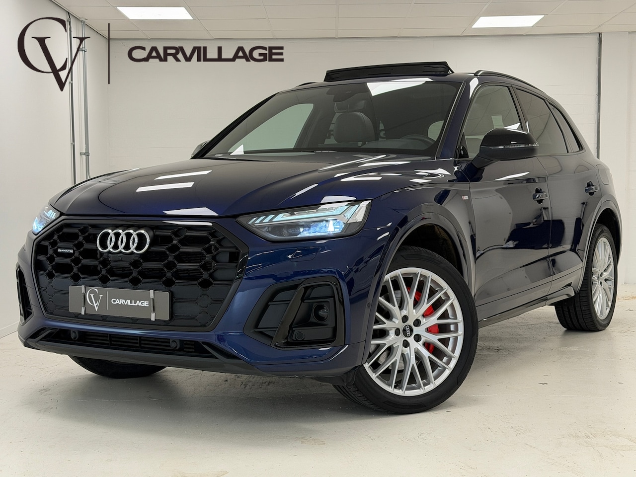 Audi Q5 - 50 TFSI e S Competition | Navarra Blue | Massage | B&O | 360 camera | - AutoWereld.nl