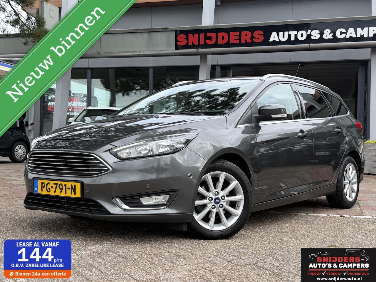 Ford Focus Wagon - 1.5 TDCI Titanium 1.5 TDCI Titanium,super goed onderhouden - AutoWereld.nl