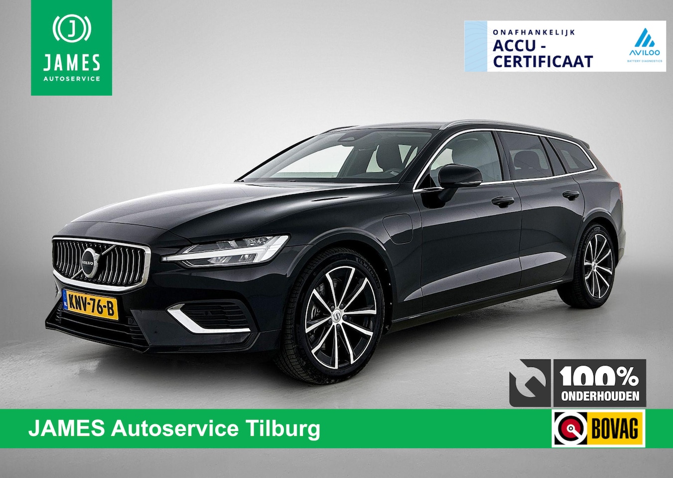 Volvo V60 - 2.0 T6 Plug-in hybrid AWD Core Bright NAVI & CARPLAY | AD_CRUISE | FULL-LED - AutoWereld.nl