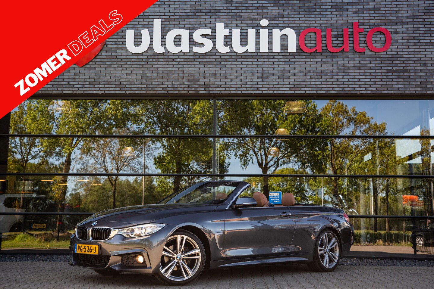 BMW 4-serie Cabrio - 420i High Executive M-Sport , Keyless, Leder, Memory, Stoelverwarming - AutoWereld.nl