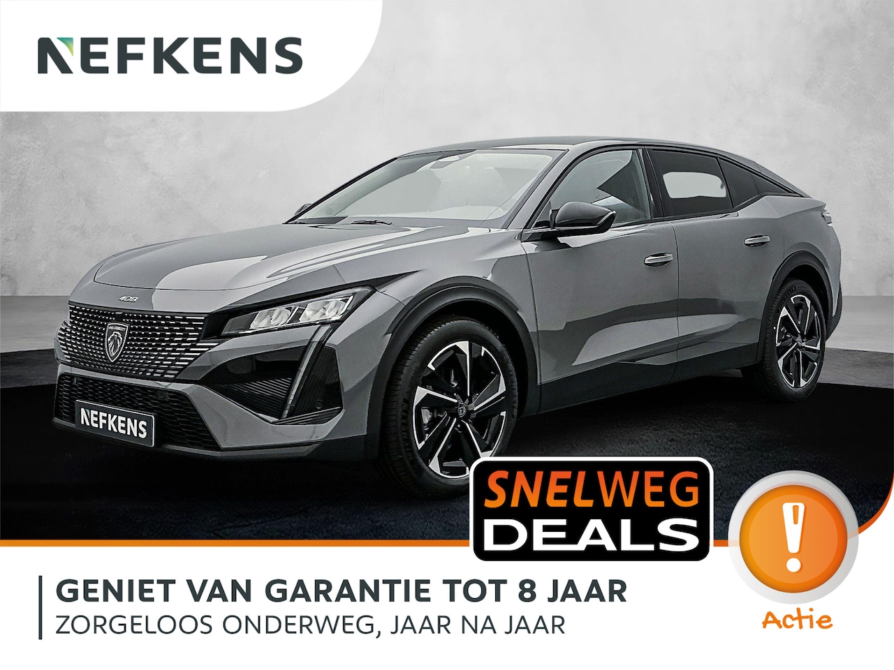 Peugeot 408 - 1.6 HYbrid 225 e-DSC7 Allure | EXTRA VOORDEEL | SoH 100% | Navigatie | Direkt Rijden | Met - AutoWereld.nl