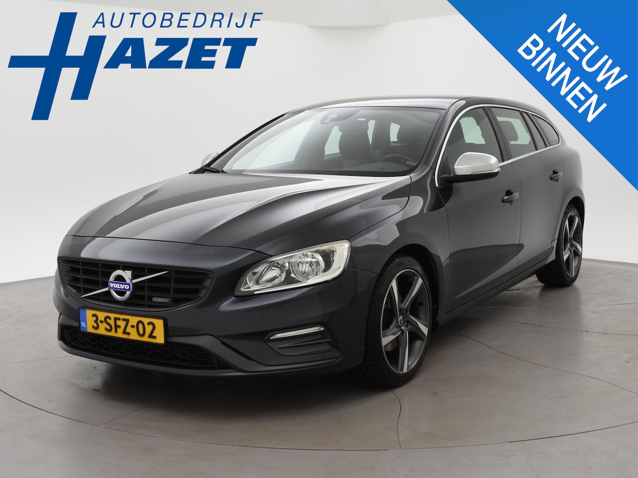 Volvo V60 - 2.0 D4 163 PK 5-CILINDER R-DESIGN + SPORTSTOELEN | 18 INCH | NAVIGATIE - AutoWereld.nl