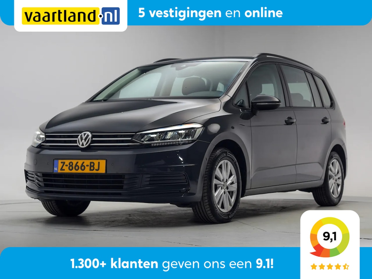 Volkswagen Touran - 1.5 TSI Highline Business [ Adapt.cruise Camera Navi Trekhaak ] - AutoWereld.nl