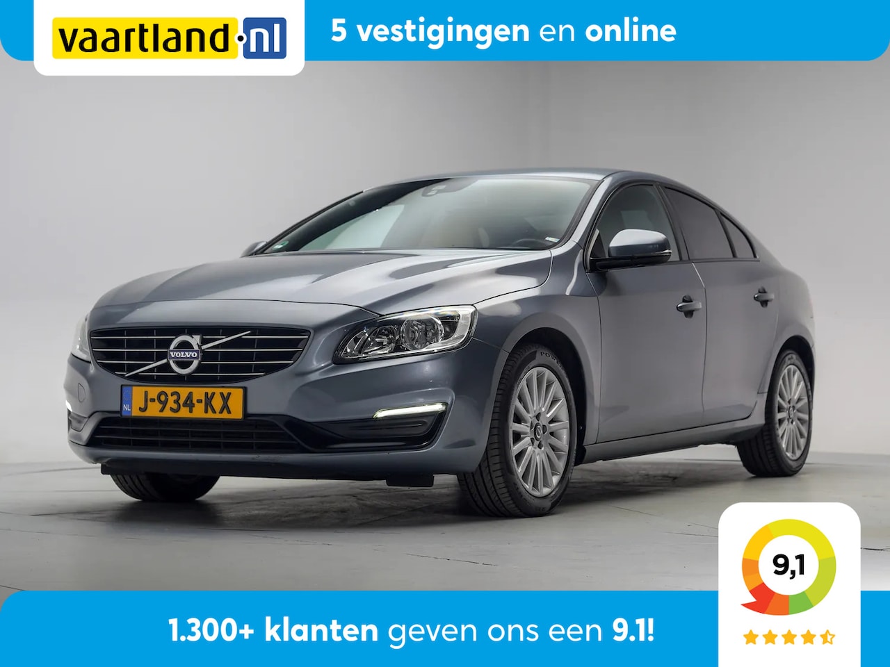 Volvo S60 - 1.5 T3 Summum Aut. [ Leder Trekhaak Navi ] - AutoWereld.nl