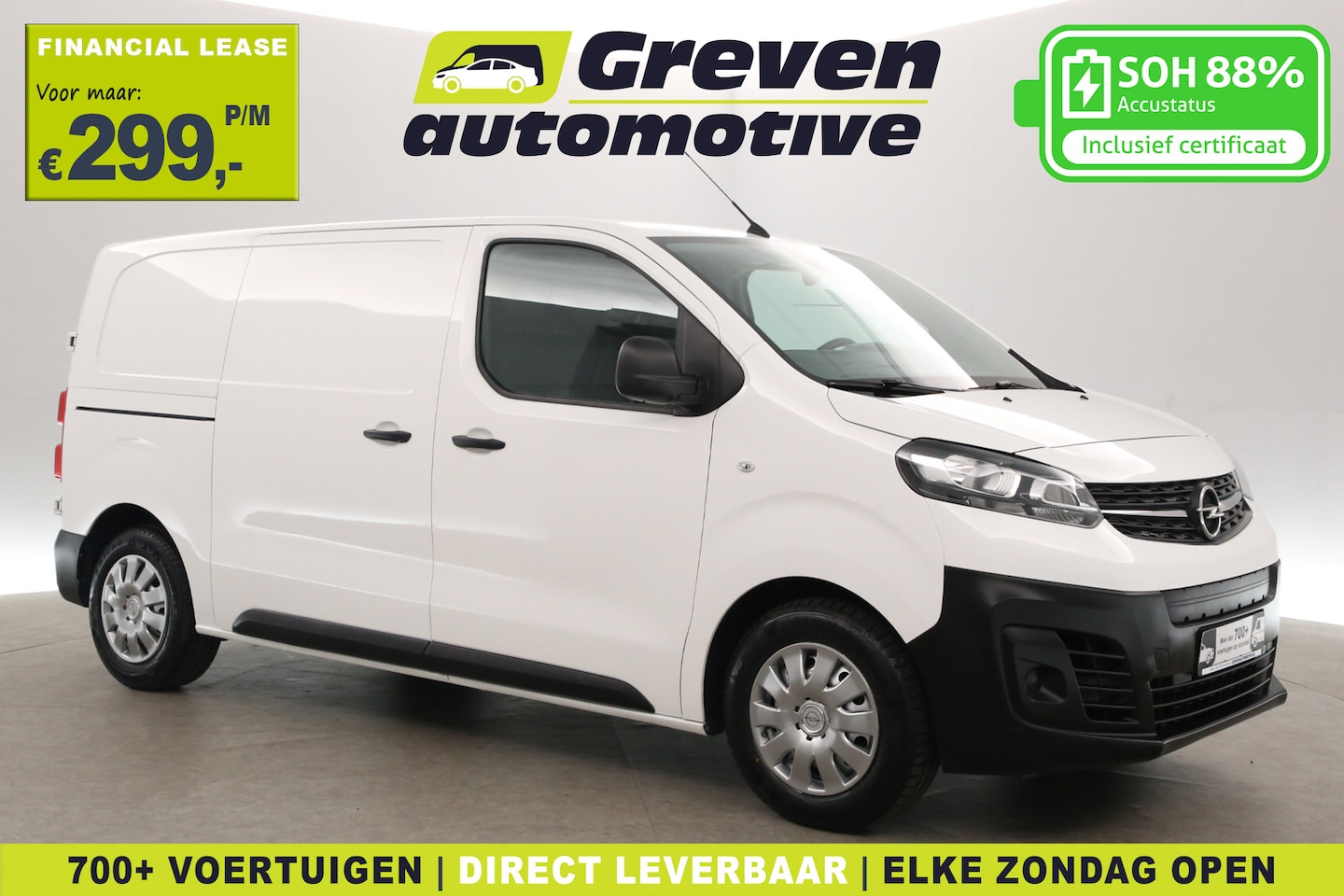 Fiat E-Scudo - Opel Vivaro-e 75 kWh L2H1 | Snelladen | SOH 88% | Airco | 3 Zits | Carplay | Cruise | Park - AutoWereld.nl