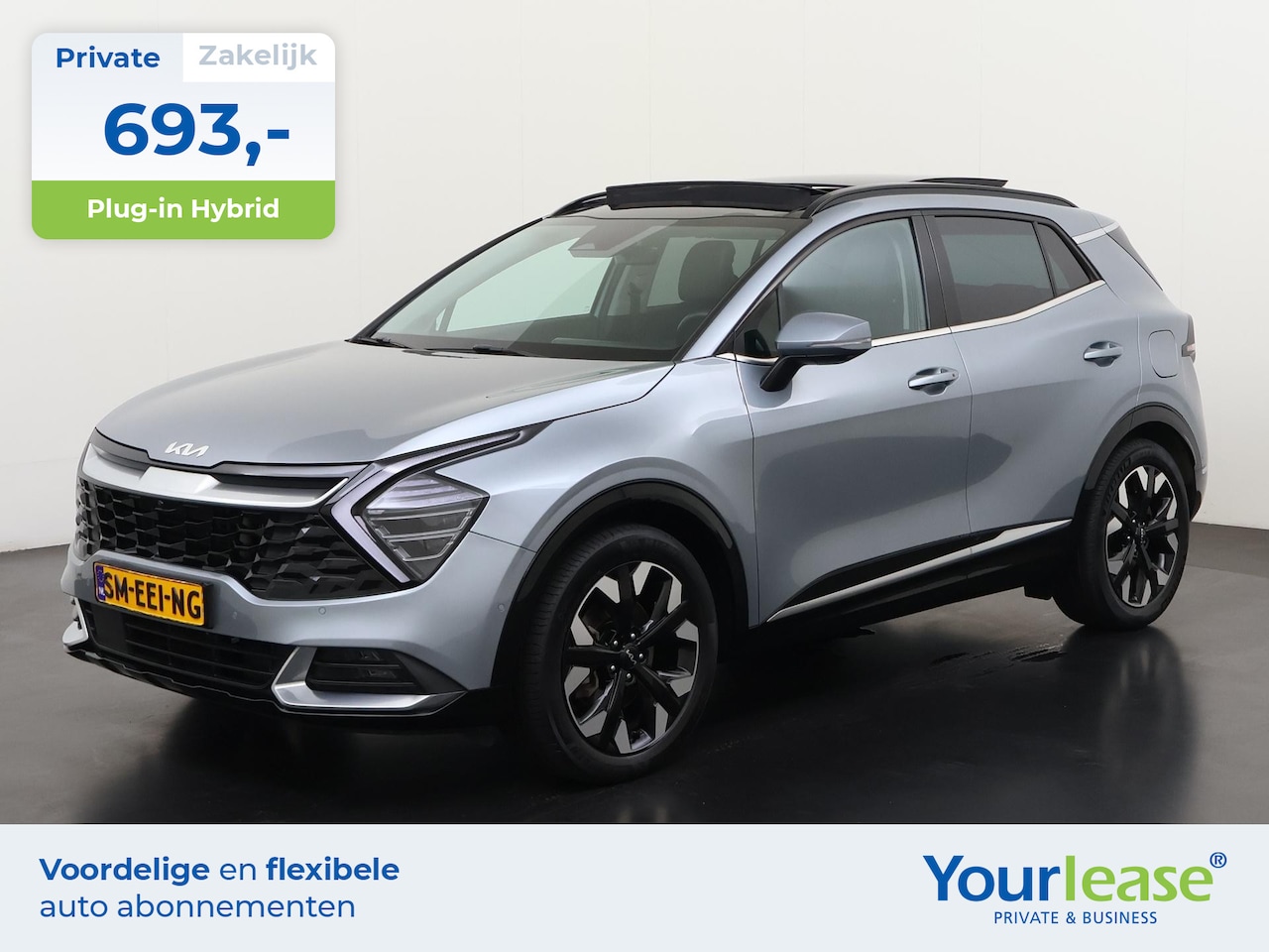 Kia Sportage - 1.6 T-GDi Plug-in Hybrid AWD DynamicPlusLine | All-in 693,- Private Lease | Direct uit voo - AutoWereld.nl