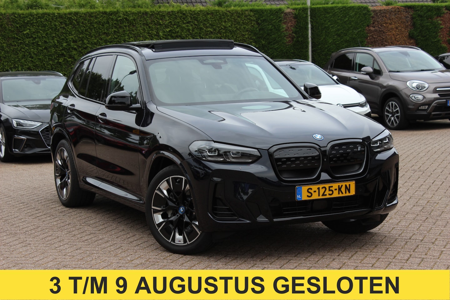 BMW iX3 - High Executive 80 kWh / SoH 95,6% / Trekhaak / Panoramadak / 360Camera / Head-up / 20'' / - AutoWereld.nl