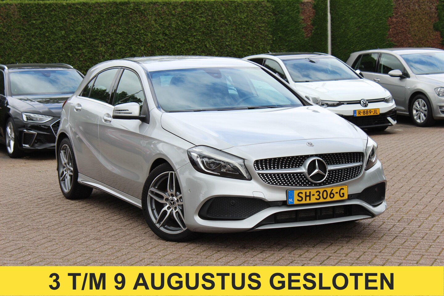 Mercedes-Benz A-klasse - 180 Sport Edition AMG / Camera / Navigatie / Leder&Alcantara / 18'' / Stoelverwarming / Cr - AutoWereld.nl