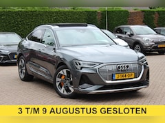 Audi e-tron Sportback - 55 quattro S edition 95 kWh / SoH 94, 3% / Trekhaak / Panoramadak / 360Camera / RS Seats /