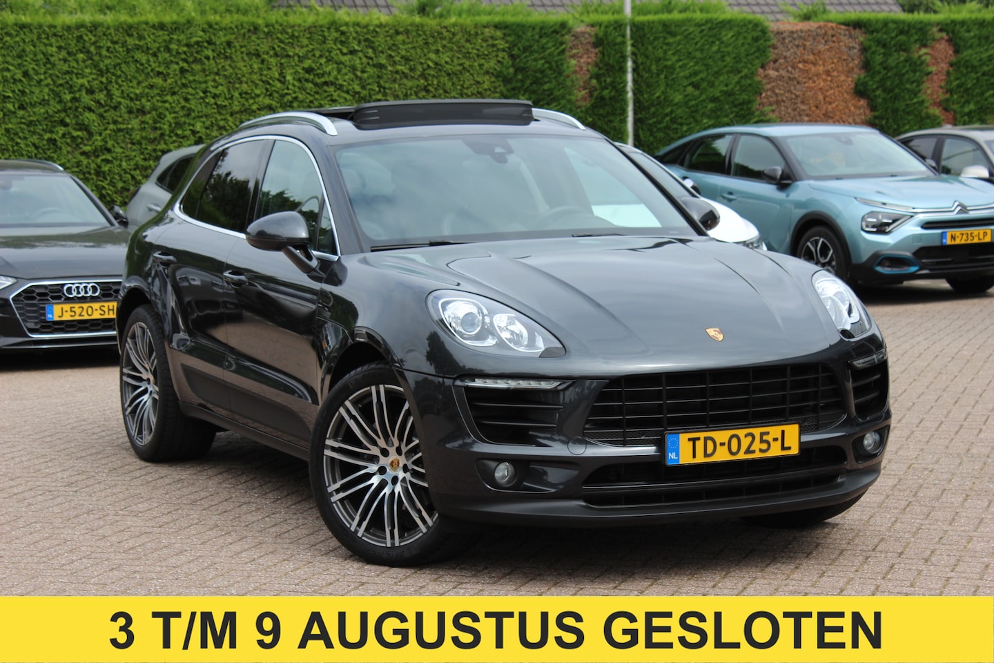 Porsche Macan - 2.0 / Panoramadak / Camera / Luchtvering / Sportchrono / Bose / 21'' / Leder / Navigatie / - AutoWereld.nl