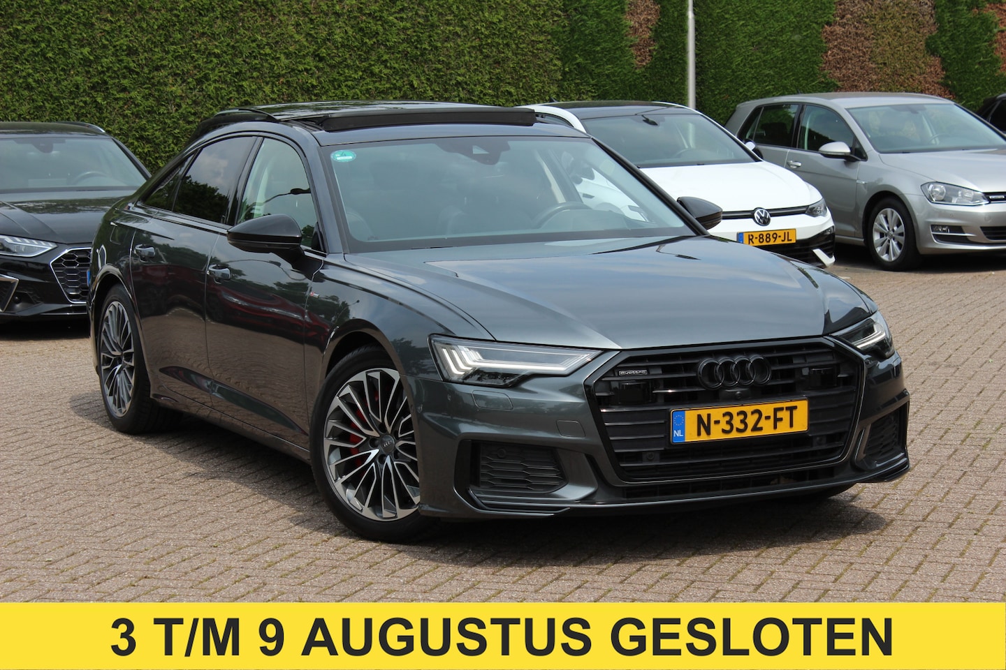Audi A6 Limousine - 55 TFSI e quattro Competition / Full option! / SoH 88% / Trekhaak / Panoramadak / 360Camer - AutoWereld.nl