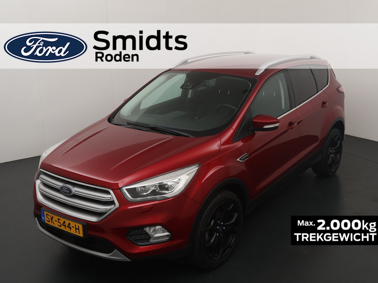 Ford Kuga - 150PK EcoBoost Titanium | Xenon | Trekhaak | Elektr. achterklep | Adapt.cruise | Half lede - AutoWereld.nl