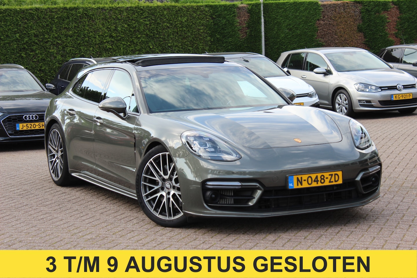 Porsche Panamera Sport Turismo - 2.9 4 E-Hybrid / Panoramadak / 360Camera / Head-up / Softclose / Sportdesign+Chrono / 21'' - AutoWereld.nl