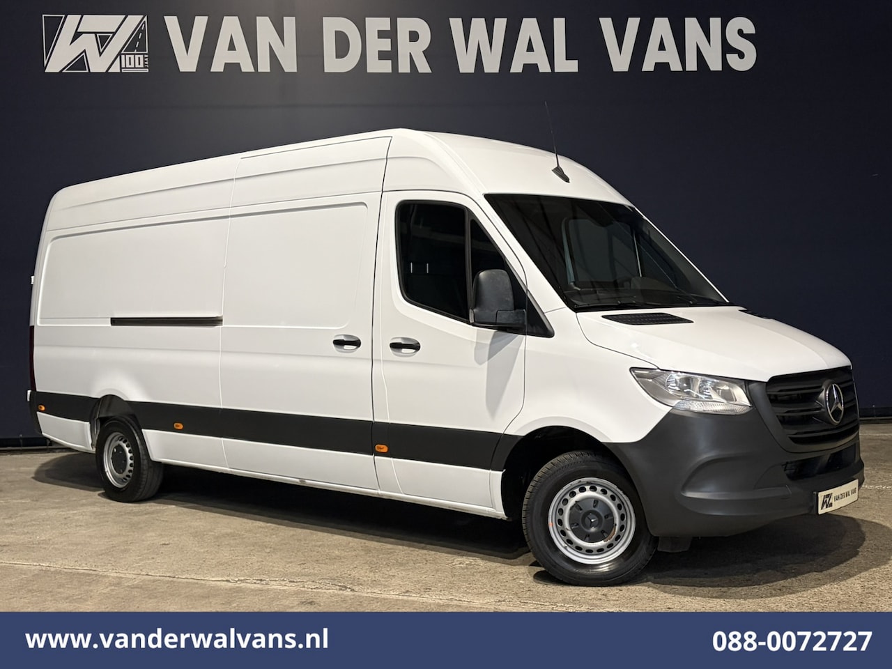 Mercedes-Benz Sprinter - 317 CDI 170pk L3H2 Euro6 Airco | 2800kg Trekhaak | Bijrijdersbank Bluetooth telefoonvoorbe - AutoWereld.nl