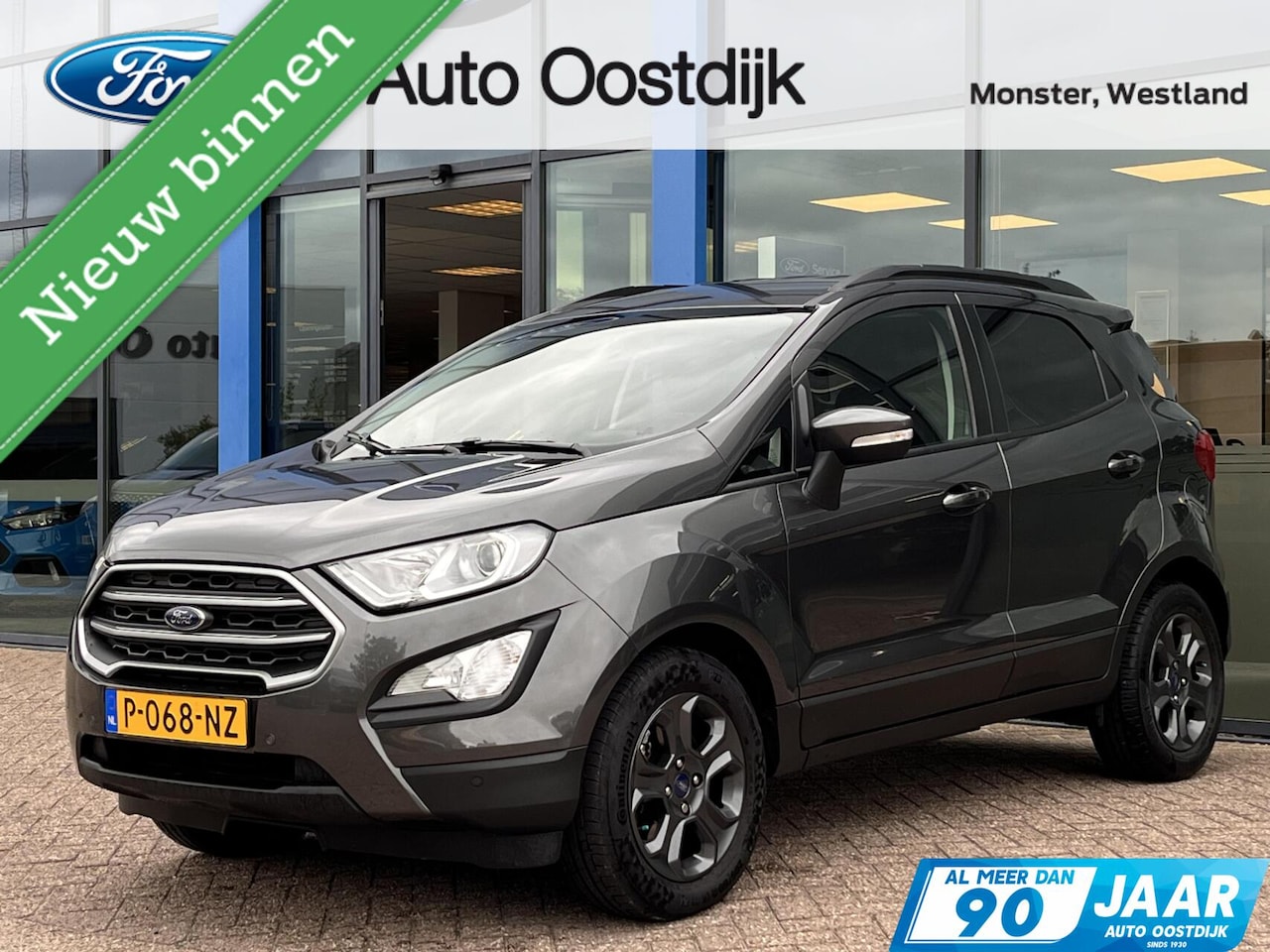 Ford EcoSport - 1.0 EcoBoost Titanium 125PK Automaat Winterpack Navi Parkeersensoren Climate Cruise Contro - AutoWereld.nl