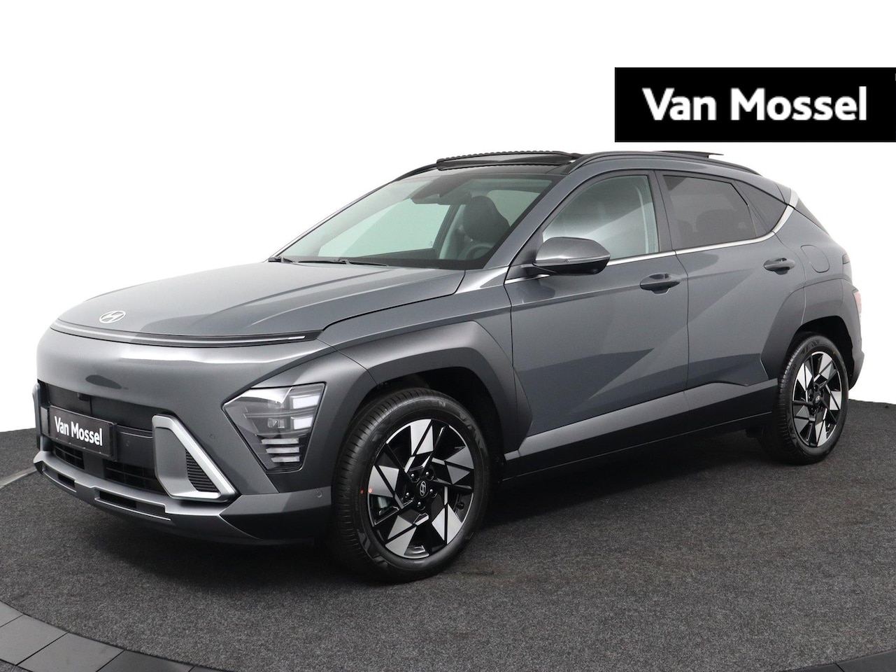 Hyundai Kona - 1.6 GDI HEV Premium Sky | Lederen Bekleding | Apple Carplay/Android Auto | Voor- en Achter - AutoWereld.nl