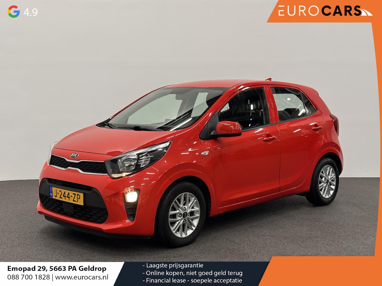 Kia Picanto - 1.0 DPi DynamicLine Navigatie Apple Carplay/Android Auto Camera Cruise Control Lichtmetale - AutoWereld.nl