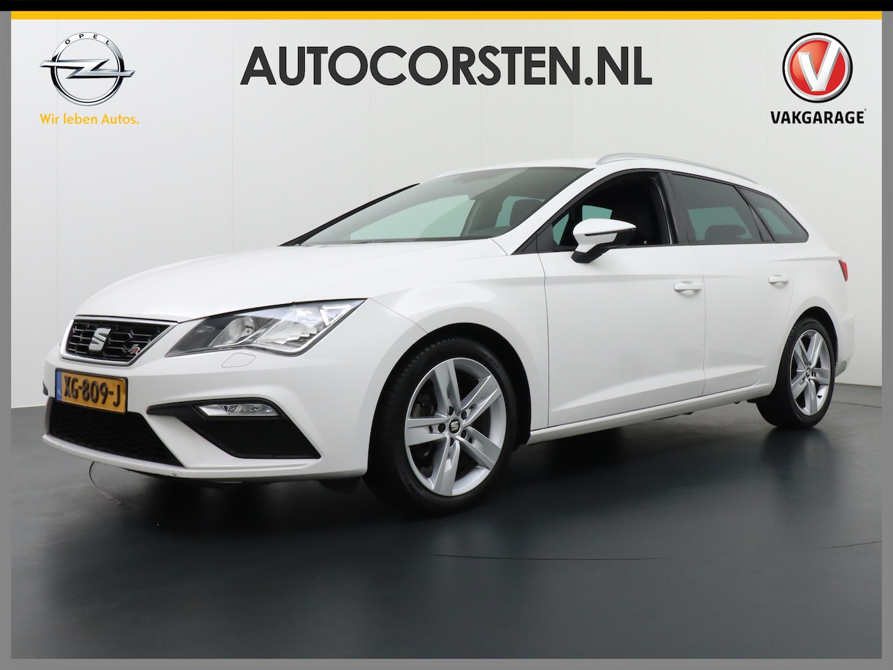 SEAT Leon ST - 1.5T 131pk FR Apple Carplay Android Sport-St Full Link Zwarte-Hemel LED Trekhaak Navi LMV - AutoWereld.nl