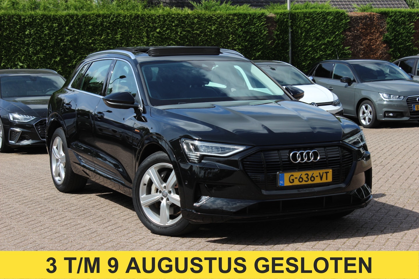 Audi e-tron - e-tron 50 quattro Launch edition plus 71 kWh / SoH 92,6% / Panoramadak / Camera / Luchtver - AutoWereld.nl