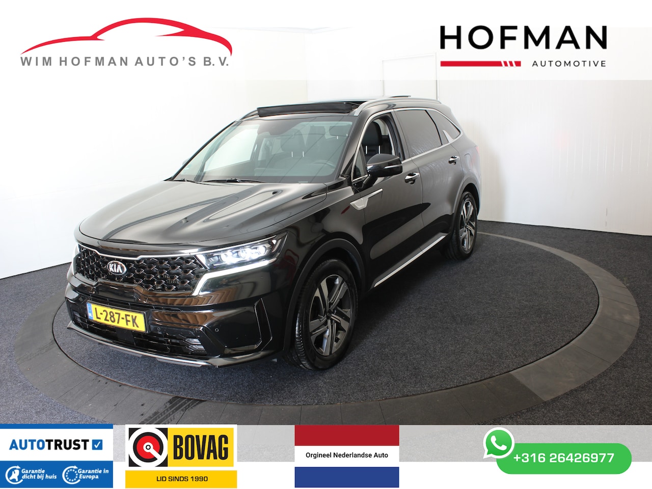 Kia Sorento - 1.6 T-GDI PHEV 4WD 7 Pers Trekh Panodak Vol Leder - AutoWereld.nl