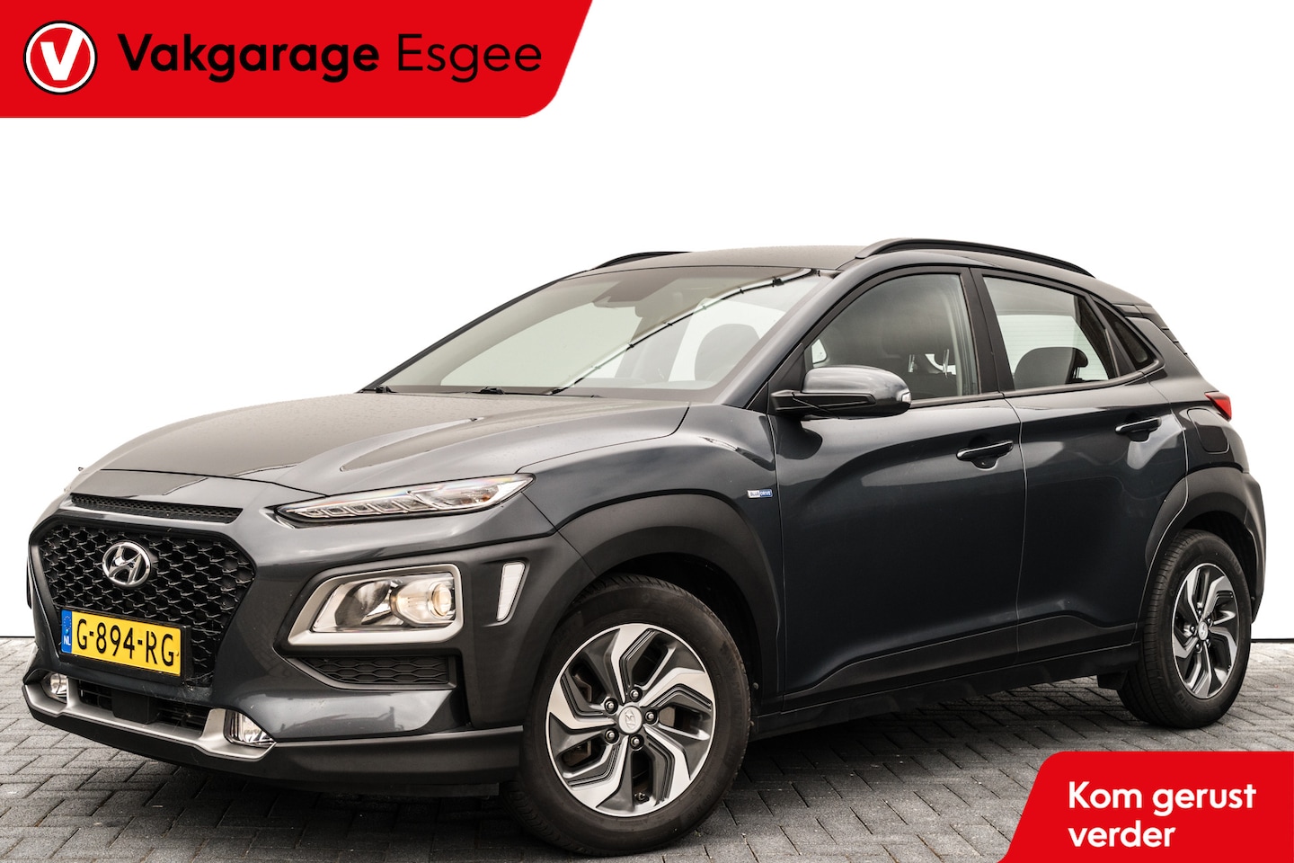 Hyundai Kona - 1.6 GDI Hybride Comfort | Ned Auto | Automaat | Clima | Navigatie | Trekhaak | | Dab Audio - AutoWereld.nl