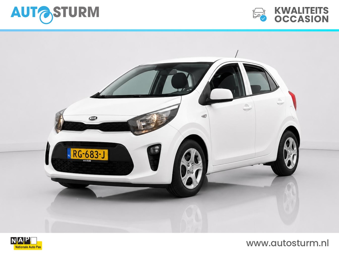 Kia Picanto - 1.0 CVVT EconomyPlusLine | CC | Carkit | Multi functioneel stuurwiel - AutoWereld.nl