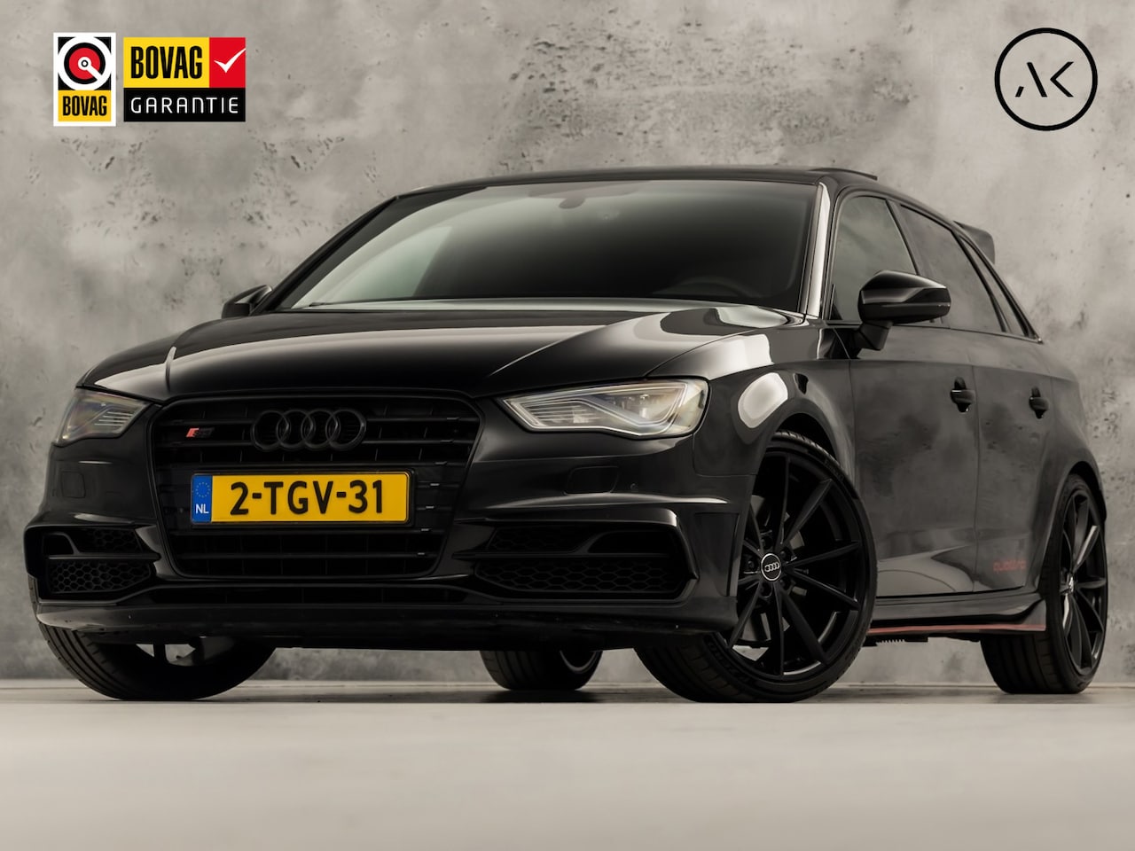 Audi A3 Sportback - 2.0 TFSI S3 quattro S-Line 300Pk Automaat (PANORAMADAK, BLACK PACK, BANG&OLUFSEN, ELEK SPO - AutoWereld.nl