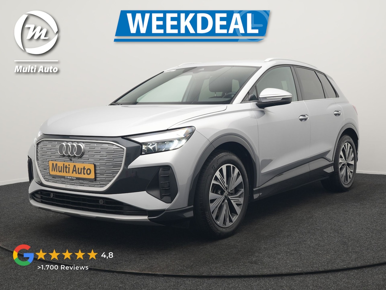 Audi Q4 e-tron - 50 quattro Advanced edition 82 kWh 300pk Dealer O.H. | Apple Carplay | Voorstoelen Verwarm - AutoWereld.nl