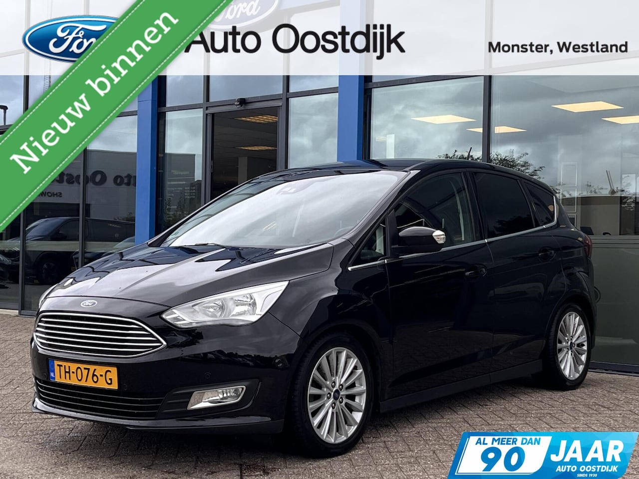 Ford C-Max - 1.0 Titanium 125PK Camera Voorruitverwarming Carplay Cruise Control Climate Navi Parkeerse - AutoWereld.nl