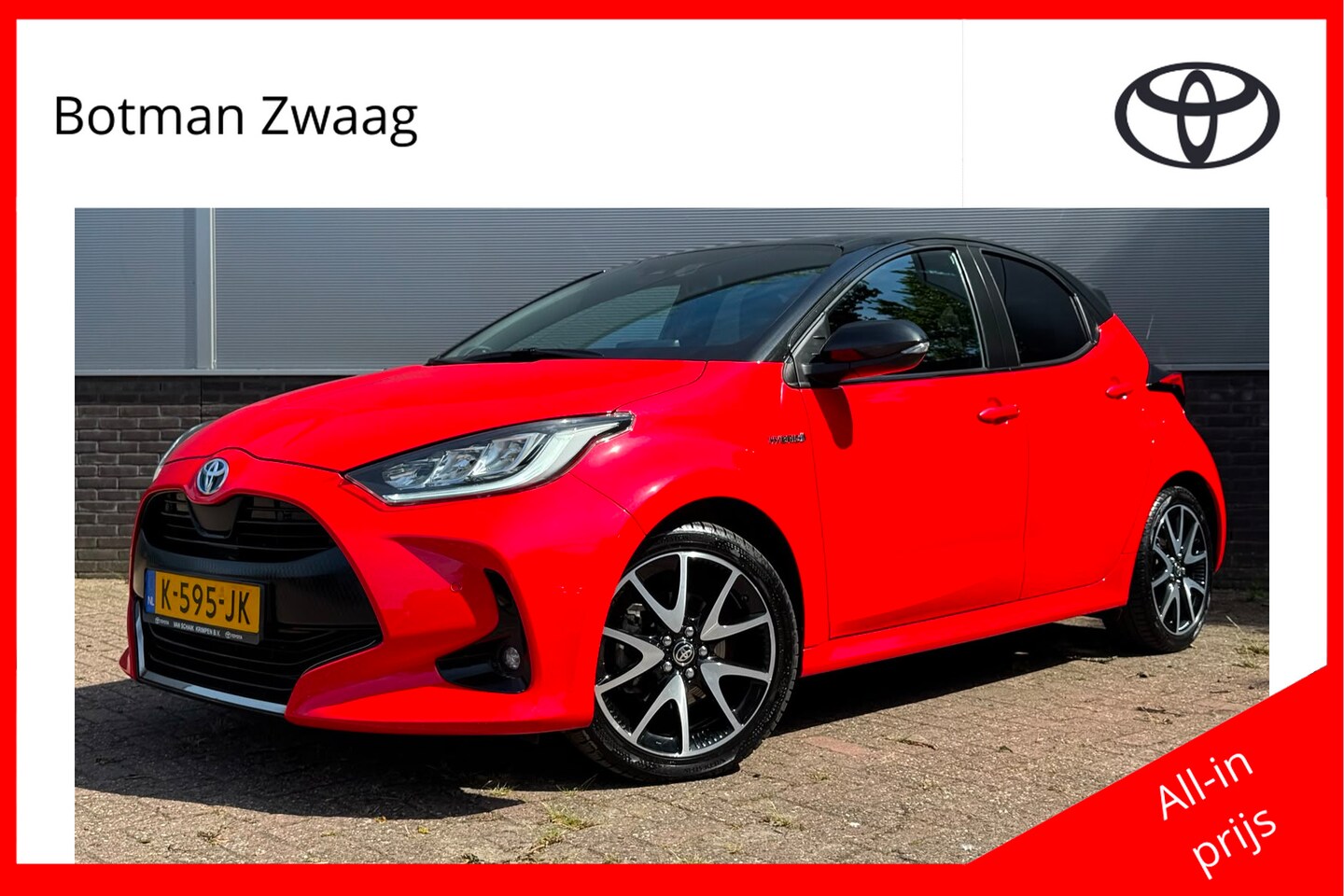 Toyota Yaris - 1.5 Hybrid Launch Edition | Dodehoek detector - AutoWereld.nl