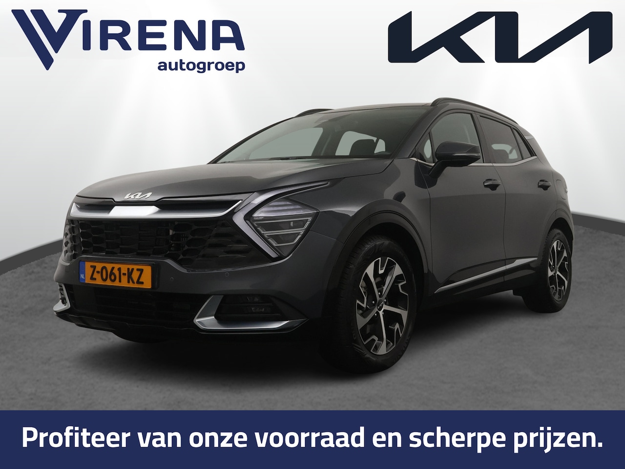 Kia Sportage - 1.6 T-GDi Hybrid DynamicPlusLine - Schuif-/Kanteldak - Stoel-/Stuurverwarming - Climate Co - AutoWereld.nl