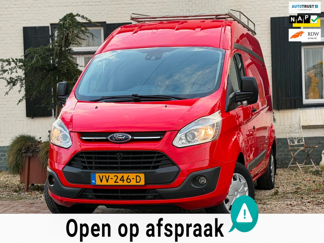 Ford Transit Custom - 290 2.2 TDCI L2H2 Trend|Camera|3-Zits|Trekhaak|Cruise|PDC| - AutoWereld.nl