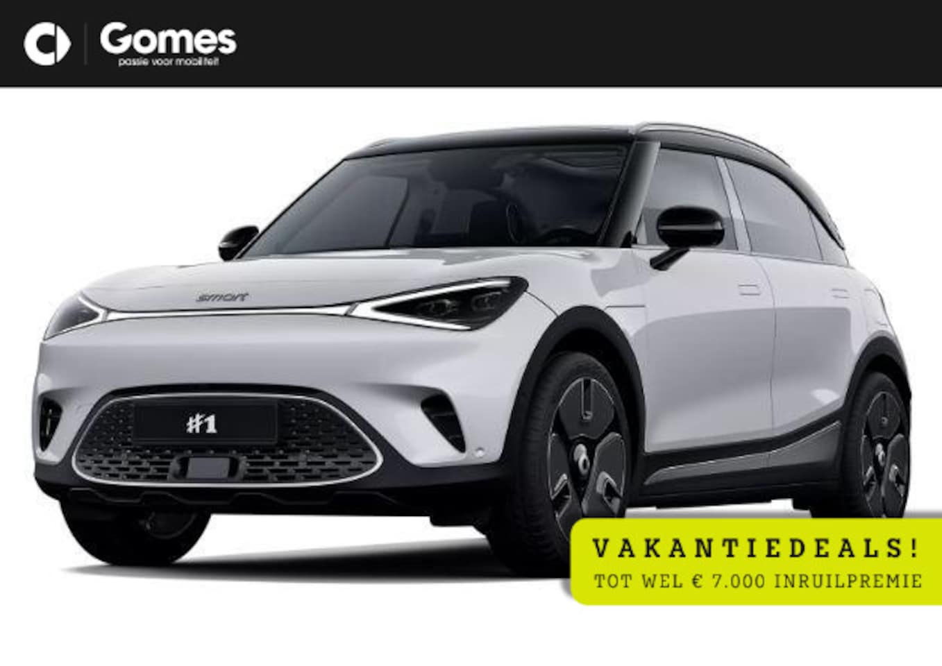Smart #1 - Premium 66 kWh VAKANTIE DEALS! | Van €42.520,- voor € 36.520,- | 360° Camera | Dodehoekdet - AutoWereld.nl