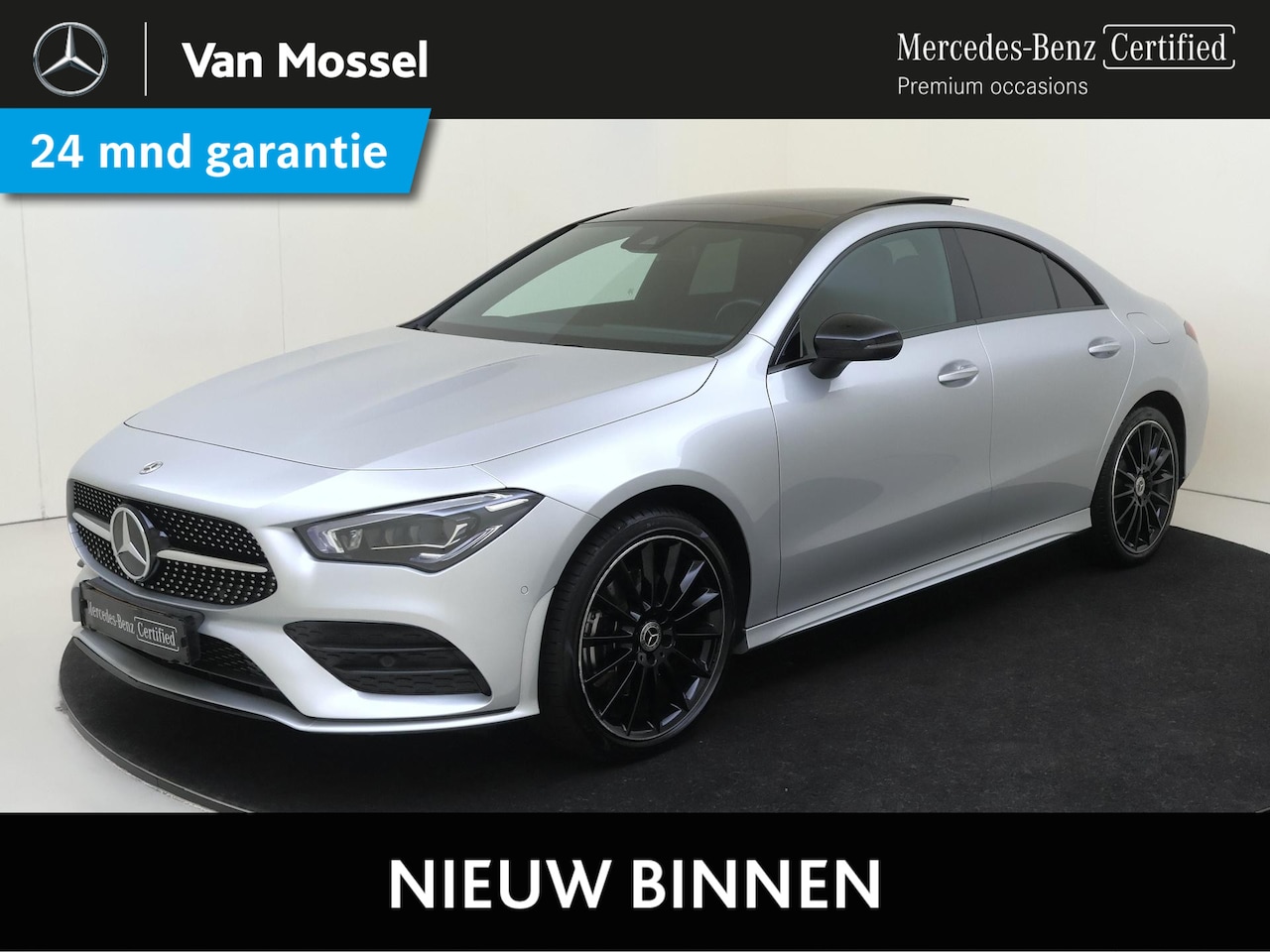Mercedes-Benz CLA-Klasse - 250 e AMG Line Panoramadak / Multispaakvelgen / Parkeercamera / Sfeerverlichting / Nightpa - AutoWereld.nl