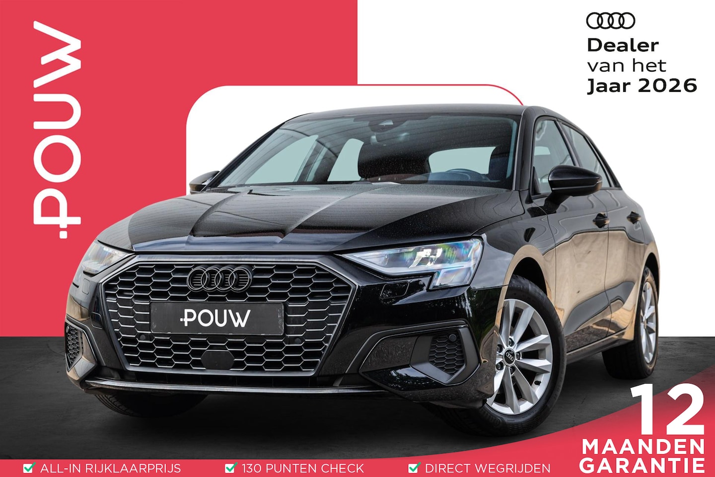 Audi A3 Sportback - 30 TFSI 110pk MHEV Pro Line | Smartphone Interface | Achteruitrijcamera | Cruise Control - AutoWereld.nl