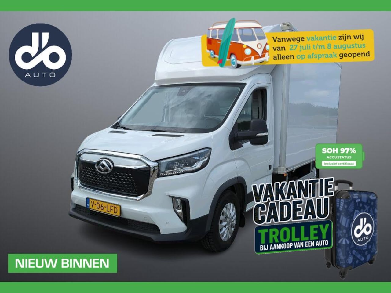 Maxus eDeliver 9 - L4 65 kWh DHOLLANDIA LAADKLEP I ORG.NL + NAP I DIRECT RIJDEN | SOH 97% - AutoWereld.nl
