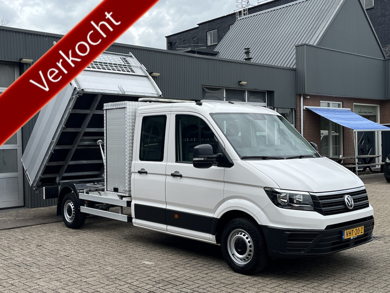Volkswagen Crafter - 35 2.0 TDI L4 DC 140pk Airco Cruise controle Trekhaak 3000kg trekgewicht Kipper 6-Persoons - AutoWereld.nl