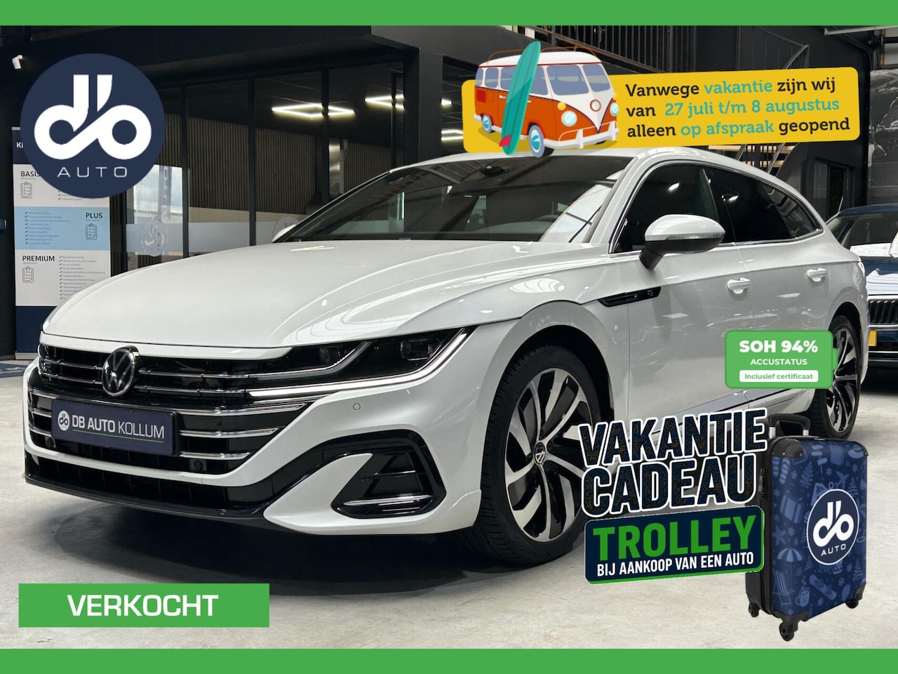 Volkswagen Arteon Shooting Brake - 1.4 TSI eHybrid R-Line Business+ DIGI DISPLAY I TREKHAAK I FULL LED| SOH 94% - AutoWereld.nl