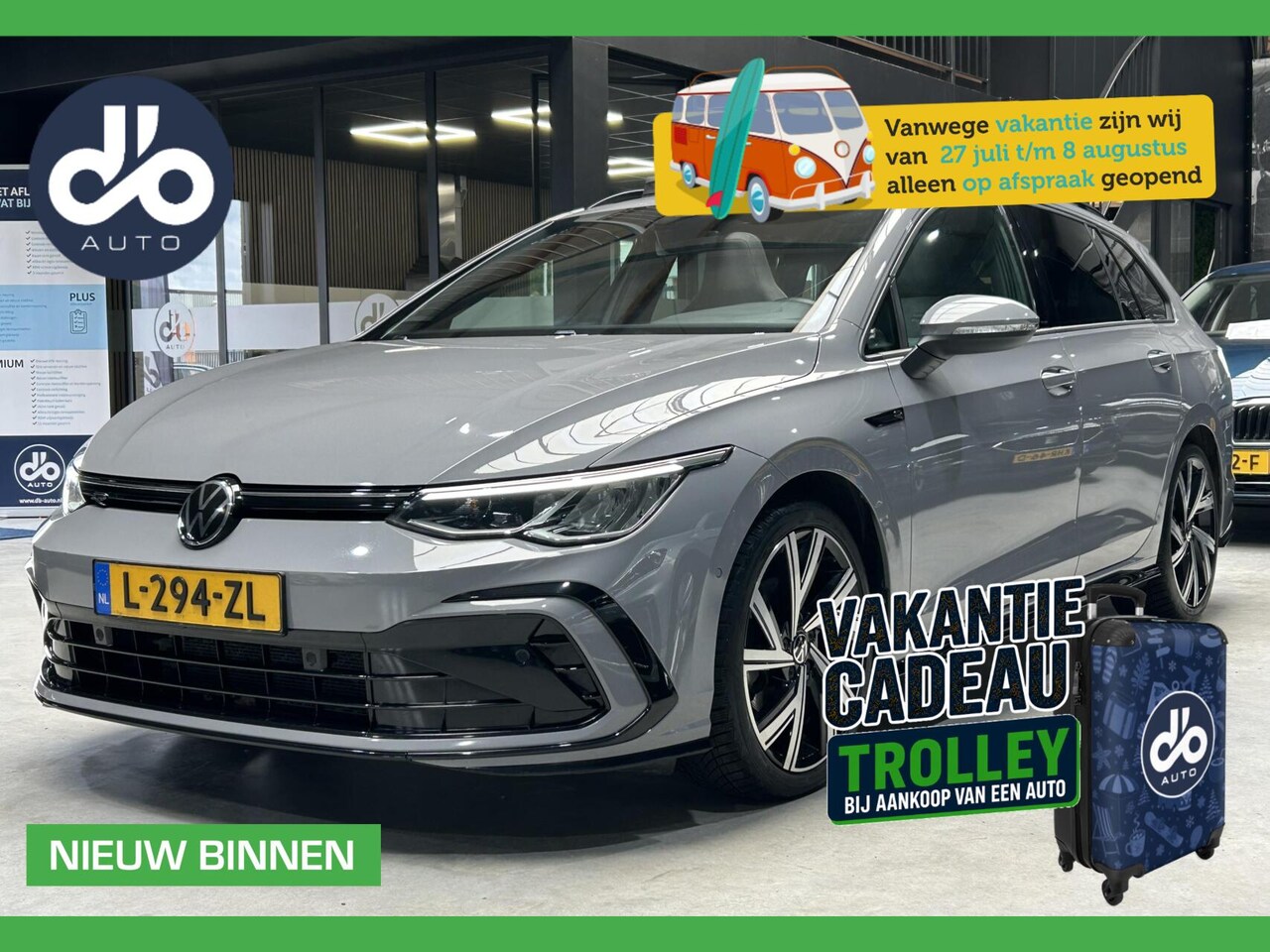 Volkswagen Golf Variant - 1.5 DSG AUTOM. 150pk eTSI R-Line PANO I DIGI DISPLAY I TREKHAAK I 18" LMV I ORG.NL + NAP + - AutoWereld.nl