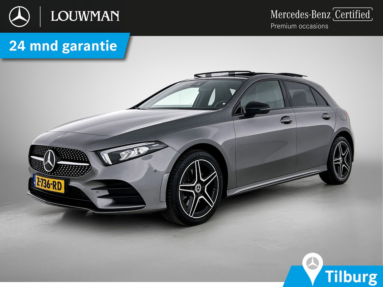 Mercedes-Benz A-klasse - 250 e Business Solution AMG Limited Panoramadak | AMG Line | Night pakket | Stoelverwarmin - AutoWereld.nl