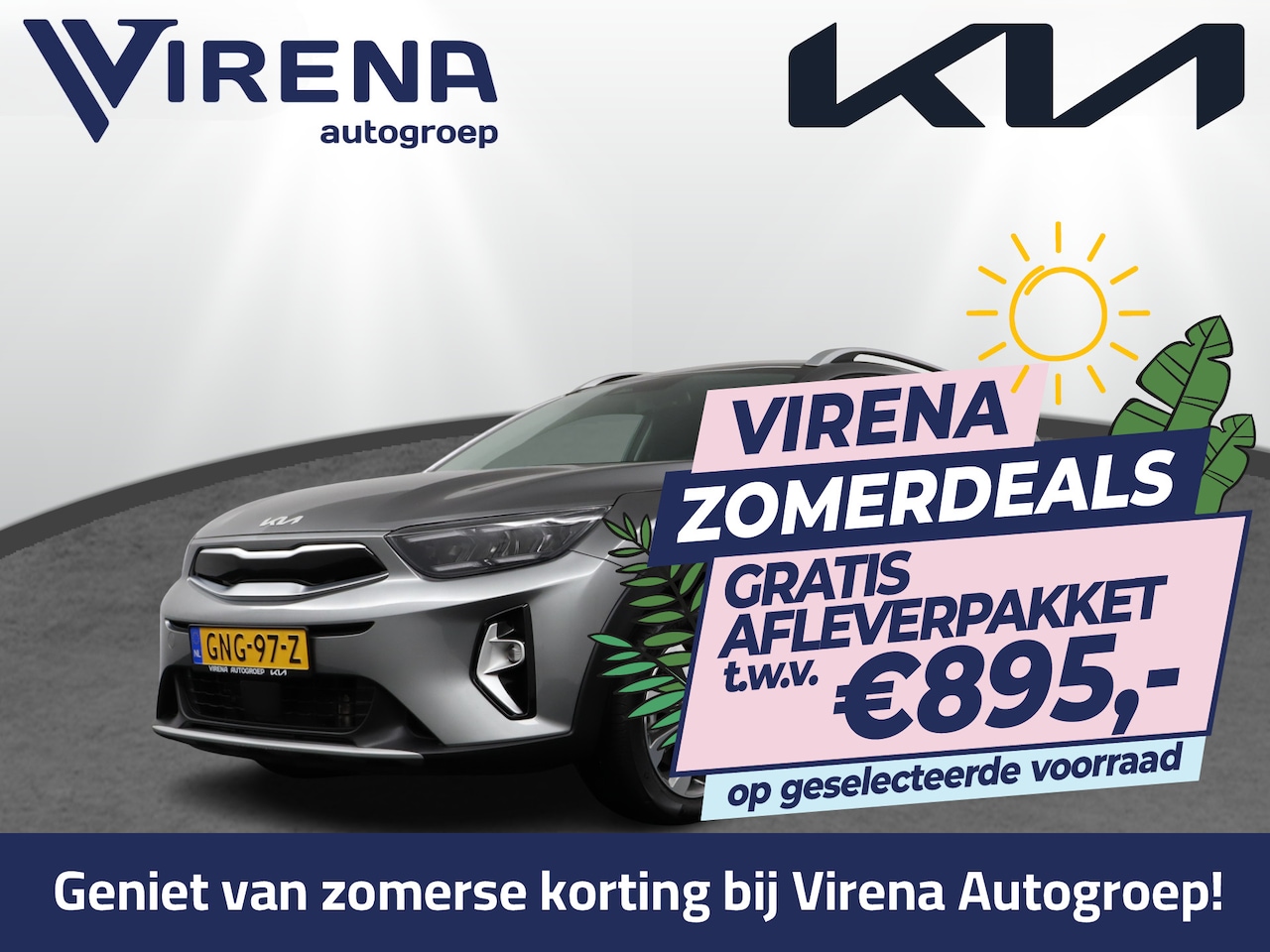 Kia Stonic - 1.0 T-GDi MHEV DynamicPlusLine Apple Carplay/Android Auto - Cruise Control - Climate Contr - AutoWereld.nl