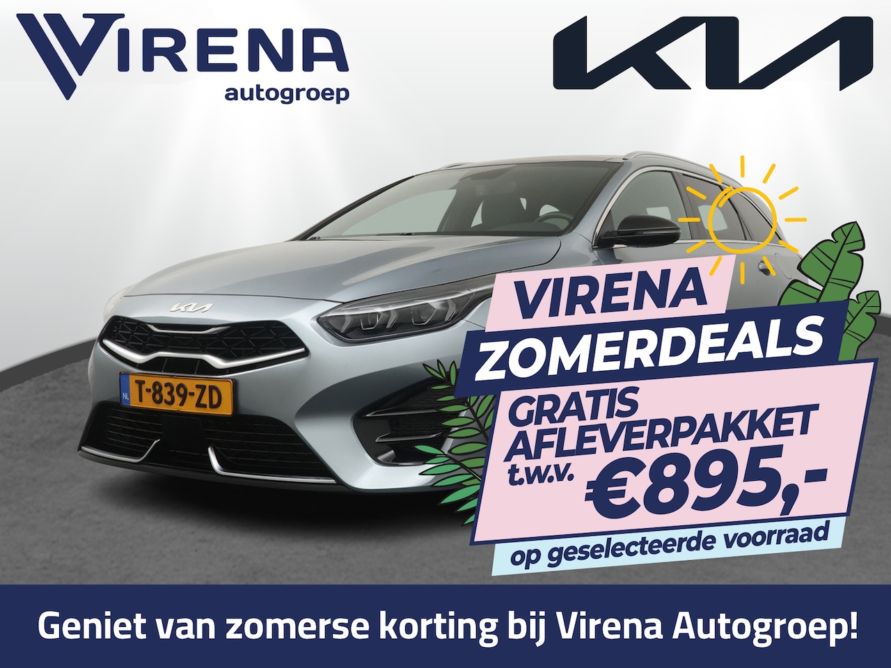 Kia Cee'd Sportswagon - Ceed 1.5 T-GDi GT-Line AUTOMAAT - Automatische Achterklep - Schuif/kantel dak - Navigatie - AutoWereld.nl